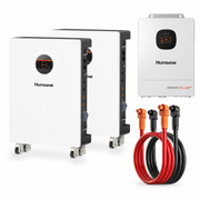 Humsienk 48V 314Ah Floor-standing Bluetooth LiFePO4 Battery 2 Pack 32.15kWh Bundle