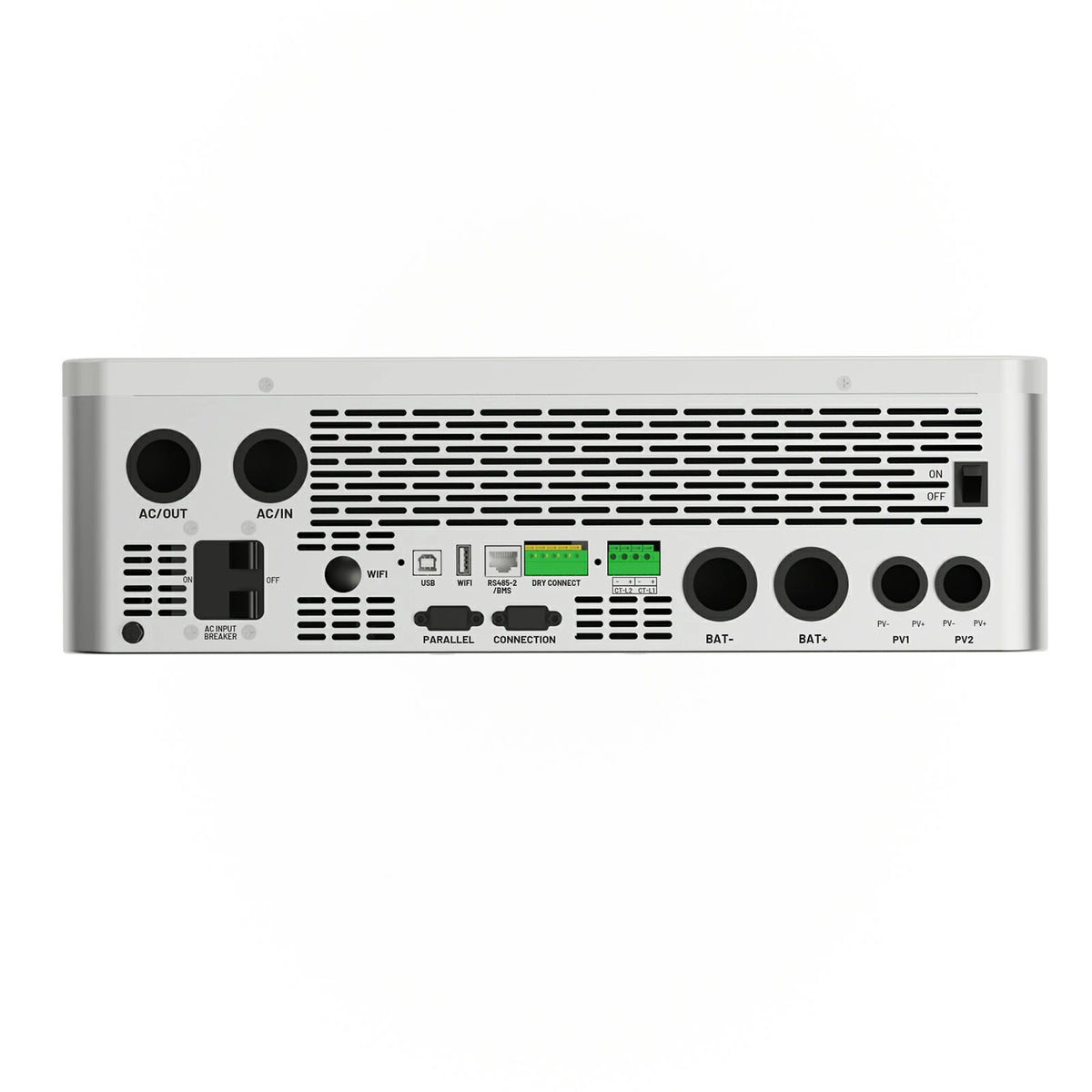 Humsienk 48V 12kW 3-in-1 Hybrid Inverter | Dual MPPT, 10ms UPS, 6-Unit Parallel