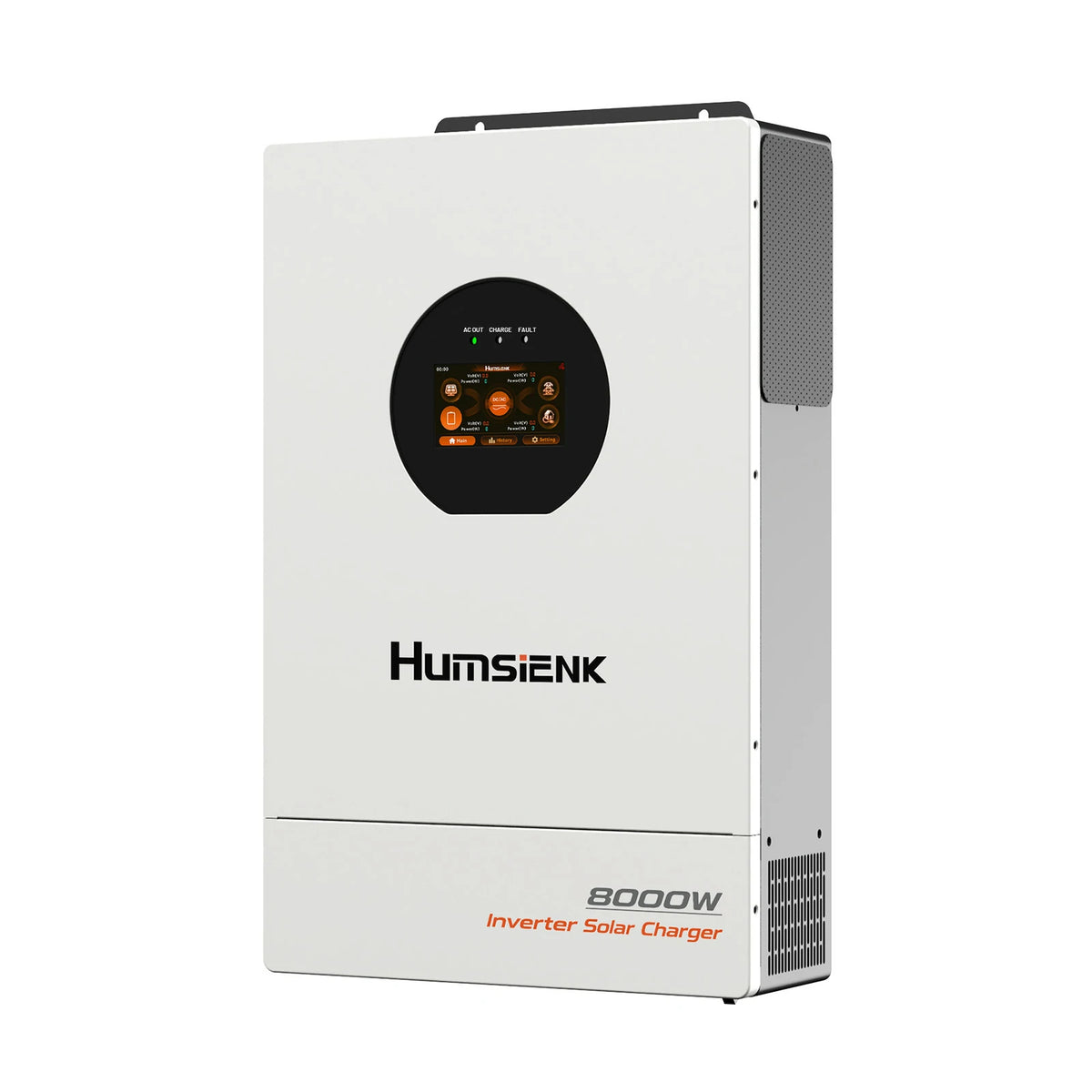 Humsienk 48V 8kW Hybrid Inverter | 120/240V Split-Phase, 10ms UPS, Dual MPPT