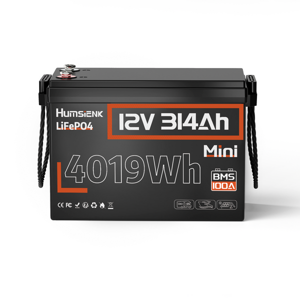 Humsienk 12V 314Ah Mini LiFePO4 Battery
