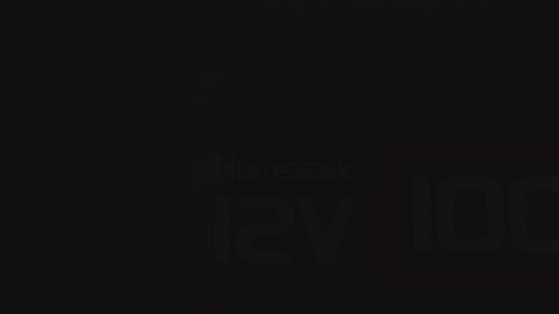 Humsienk 12V 100Ah Group 24 Lead-acid Replacement Bluetooth LiFePO4 Battery 1.28kWh for RVs/Boats